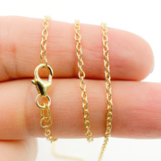 Solid Gold Cable Chain